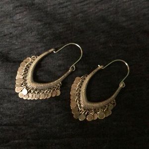EUC Lucky Brand boho chandelier earrings